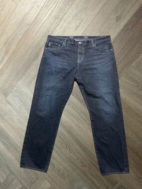 AG Adriano Goldschmied The Graduate Tailored Leg Jeans Mens 38x30 Dark Wash Blue